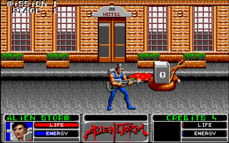 Alien Storm - Atari ST game screenshot (1991) by US Gold